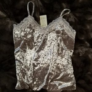 Rose Lace Trim Camisole